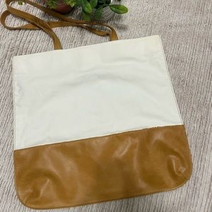 Hearth&Hand Canvas/Leather Tote